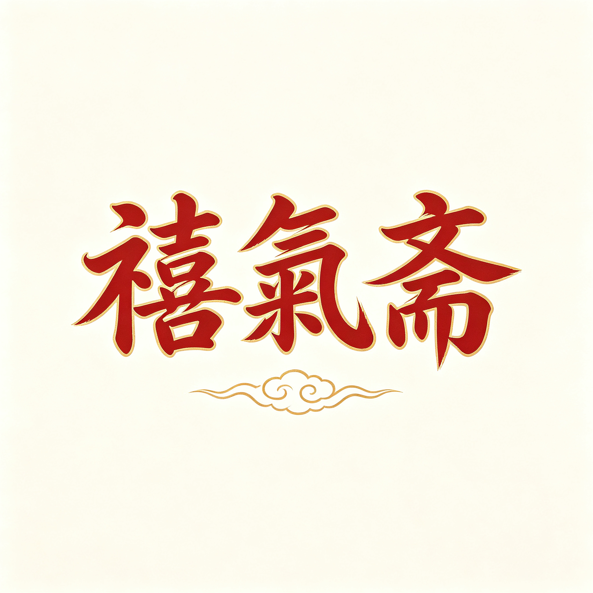 禧氣斋 LOGO